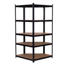 Corner Shelving | 990mm x 300mm x 1800mm | Black | Ref:BS002
