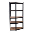 Corner Shelving | 990mm x 300mm x 1800mm | Black | Ref:BS002