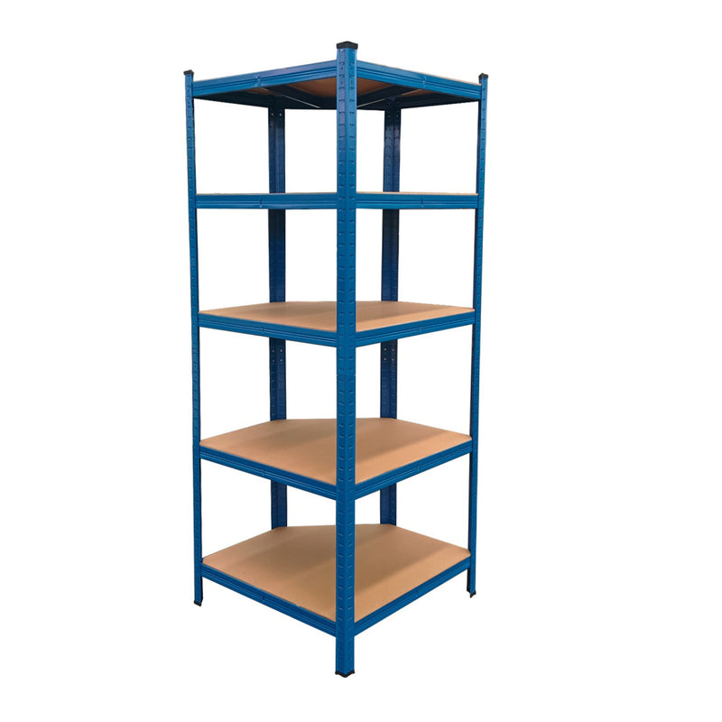 Corner Shelving | 900mm x 400mm x 1800mm | Blue | Ref:BS008