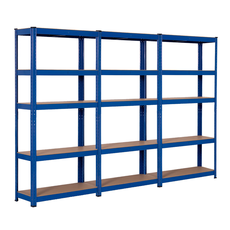 3 BAY SHELVING OFFER! | Blue | 400mm Deep | Ref:BS015