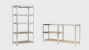 2 BAY SHELVING OFFER! | Galvanised | 400mm Depth | Ref:BS020
